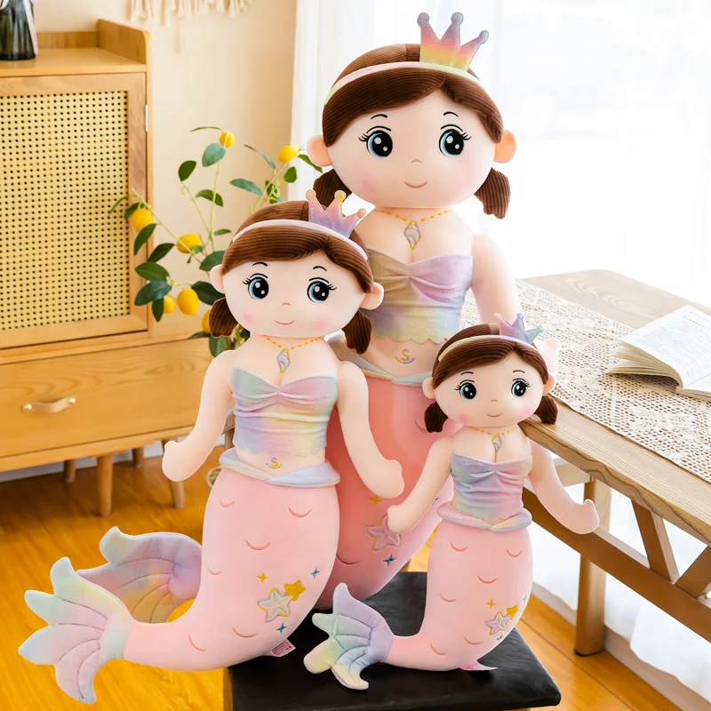 

Cartoon Star Mermaid Plush Toy Plush Pillow Baby Toys Stuffed Plush Animals Girl Gifts Toys for Children Home Decor