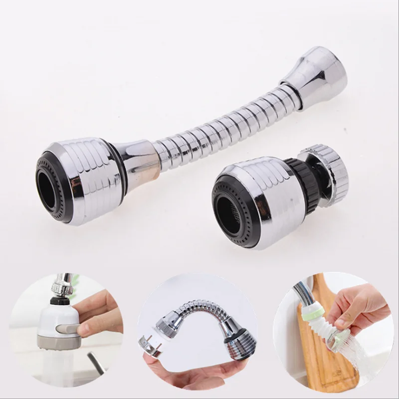 

Water-saving Filter Mesh Nozzle for Faucet Bubbler Rotating Extension Universal Faucet Splash-proof Nozzle Kitchen Special Tools