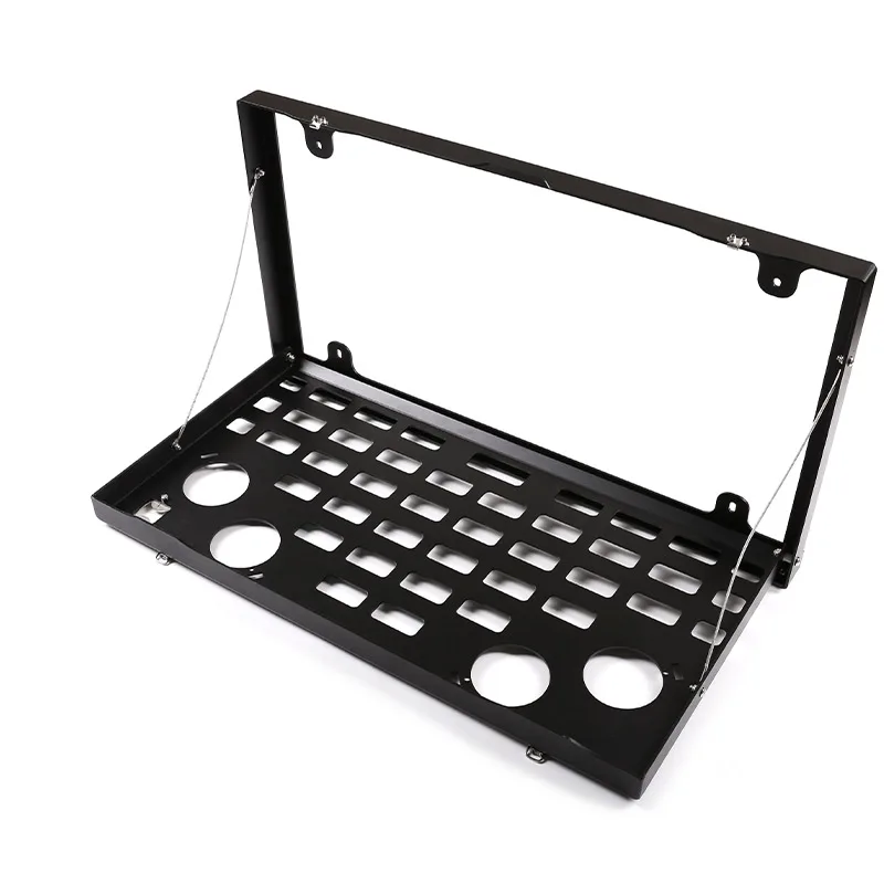 Черная внедорожная Автомобильная задняя дверь из алюминиевого сплава стол