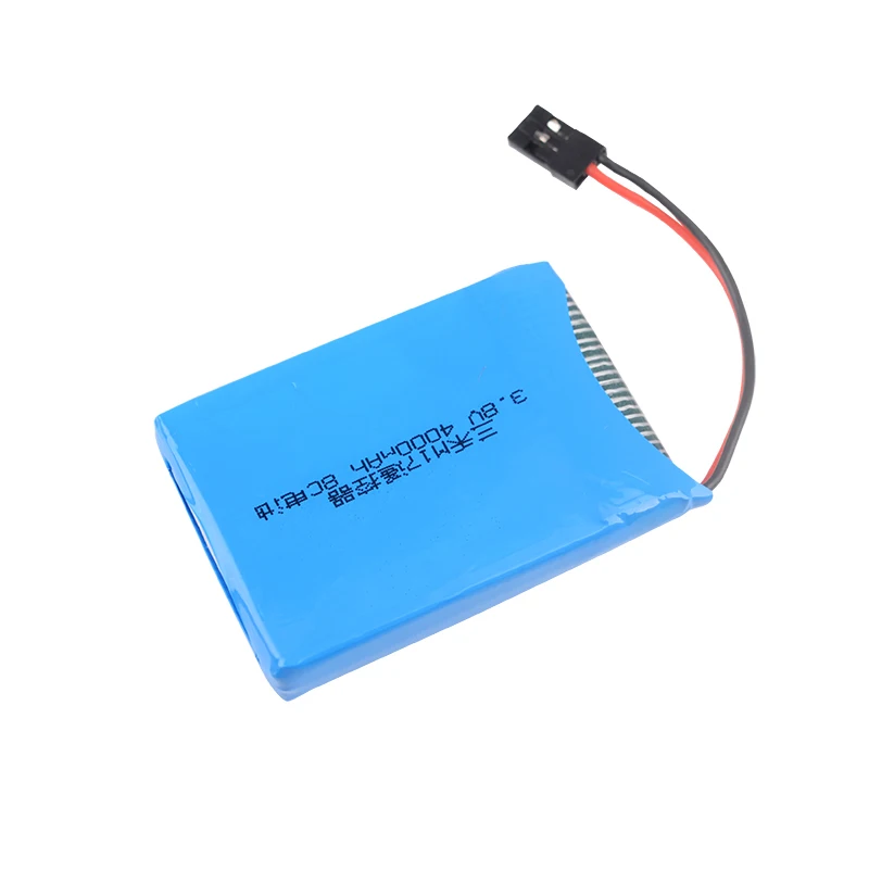 Conector Futaba de bater&iacute;a de litio de 3,8 V y 4000mAh para SANWA MT44 M17 RC, transmisor de Control remoto, piezas de Radio Control-2