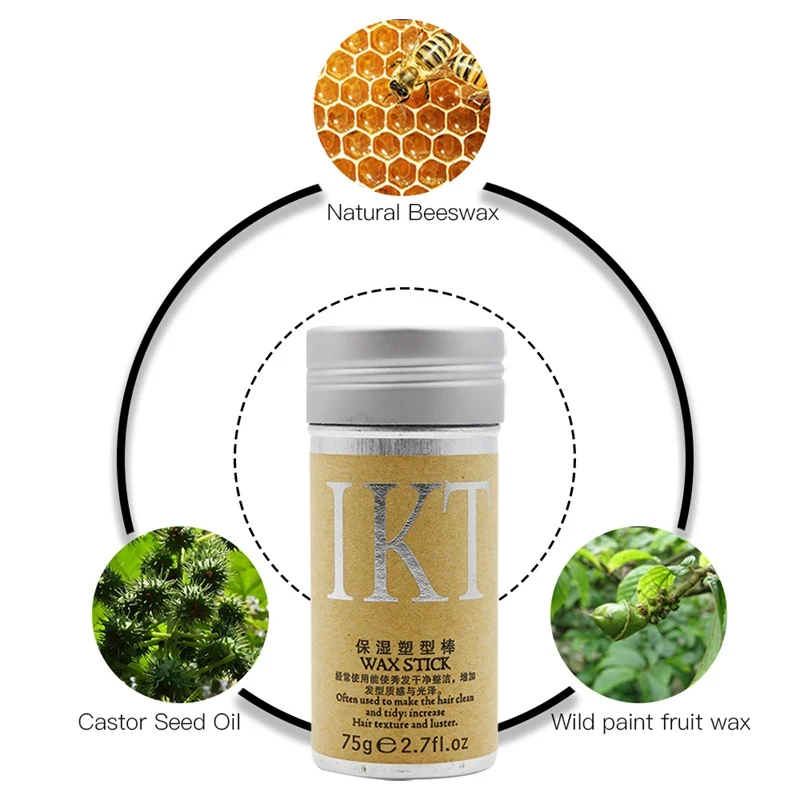 Воск для укладки волос фиксированный маленький сломанный уход за волосами