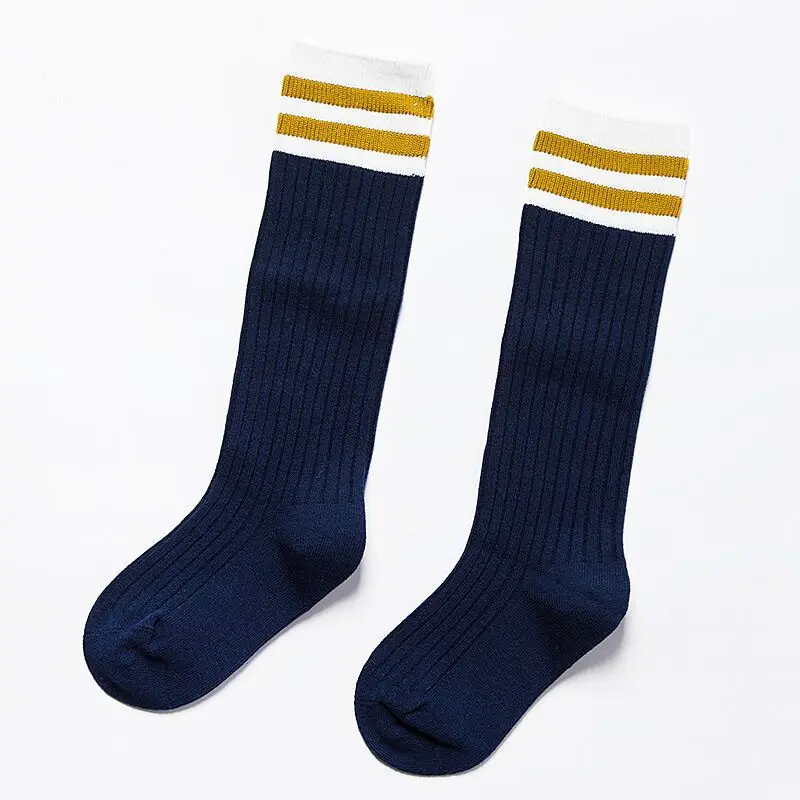 Kids Cuff Length Socks Mid Tube Baby Cotton Striped Leg Warmers Boys Girls Calcetines Winter Children Clothes | Детская одежда и