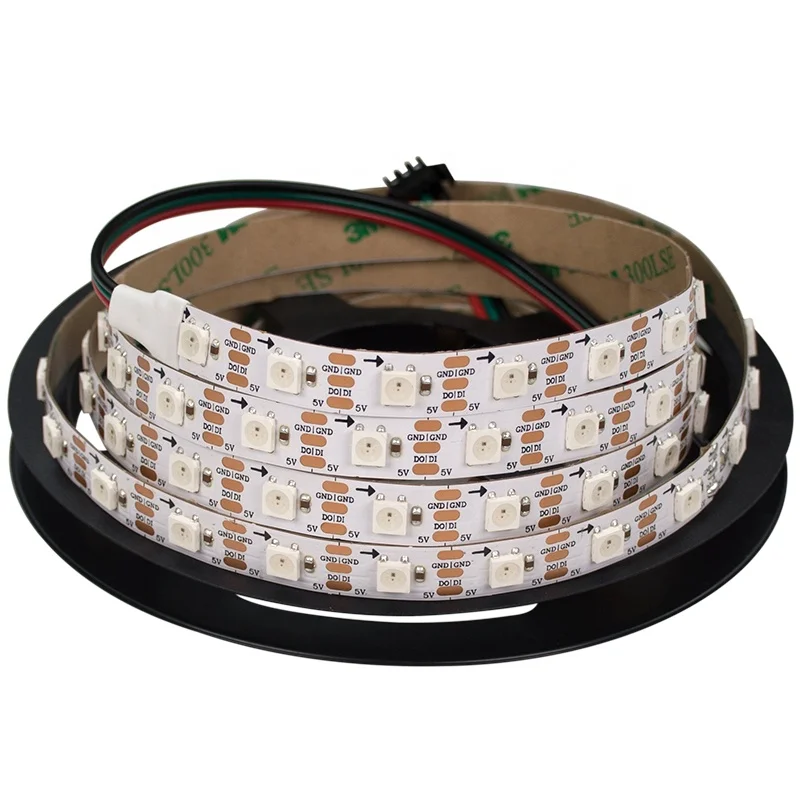 5 в постоянного тока SMD5050 10 мм FPBC светодиодная RGB полоса 18 Вт/м 60 пикс./м WS2812B