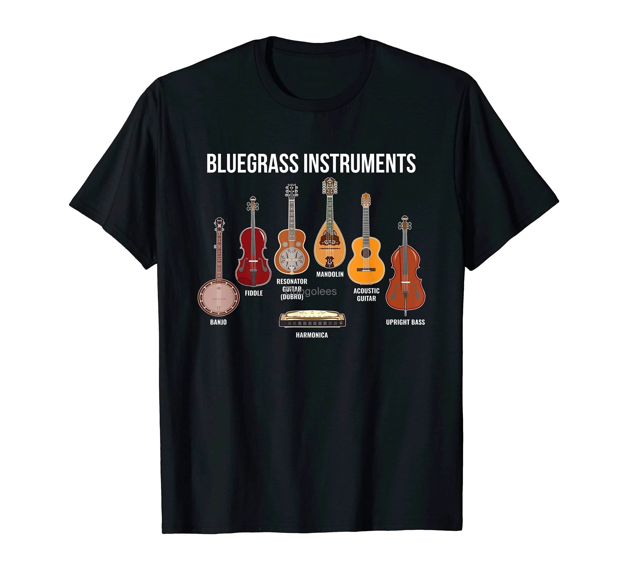 Винтажная Футболка Banjo Bluegrass instruments для фанатов музыки