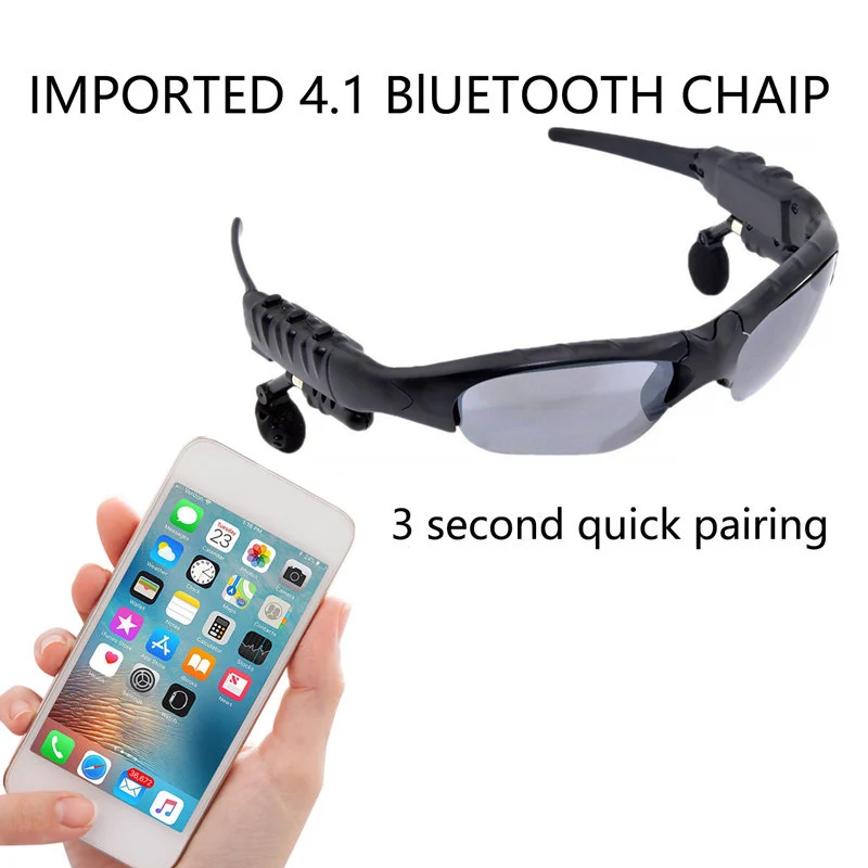 Солнцезащитные очки Bluetooth гарнитура шумоподавление беспроводные наушники