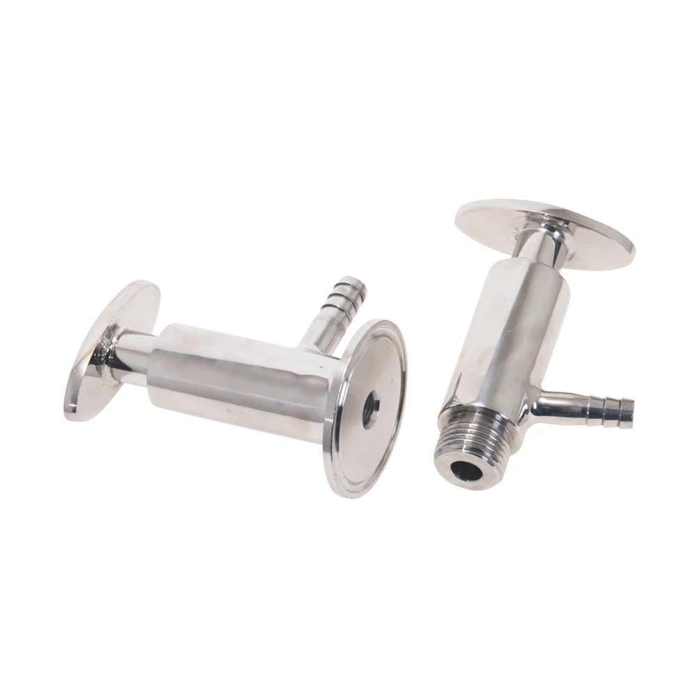 

50.5mm Ferrule OD 304 Stainless Steel Sanitary Sampling Valve Fit 1/2" 1.5" Tri Clamp
