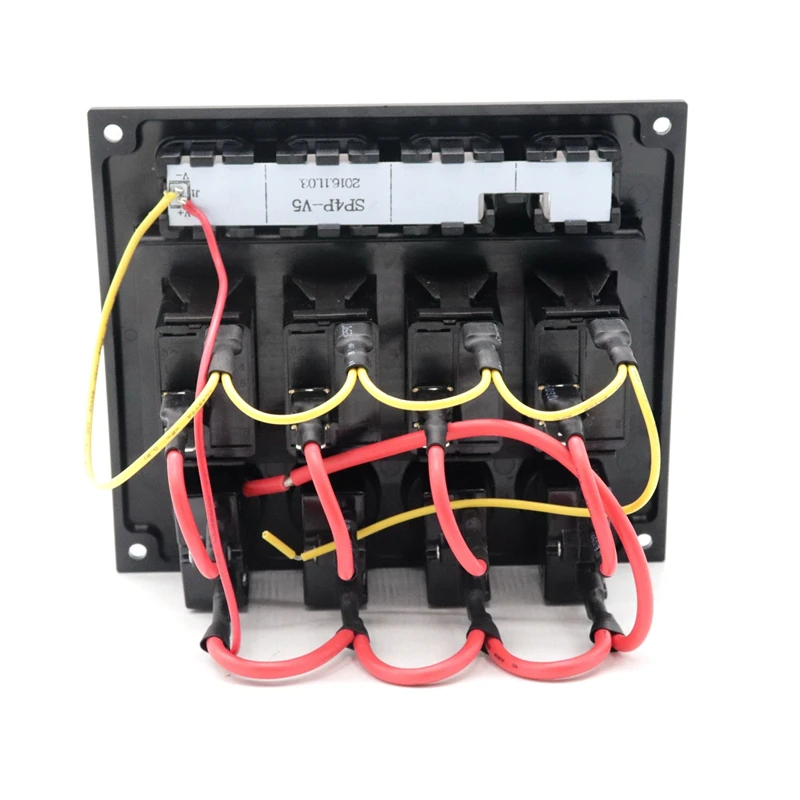 4 & 6 RV Управление переключатель Панель 12/24V Водонепроницаемый кнопка