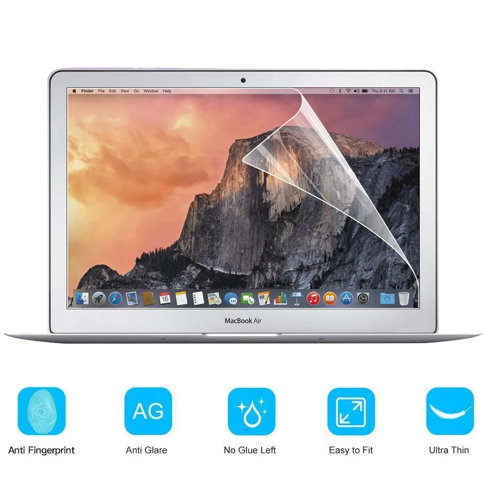 KK &amp LL Защитная пленка для экрана Apple Macbook Air 11 (A1370 A1465) 6-дюймовая прозрачная