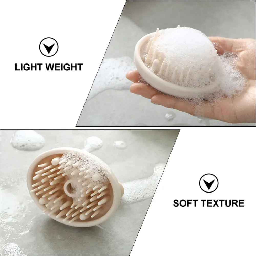 

2Pcs Hair Scalp Massager Brushes Hair Shampoo Brush Head Scrubber Brush
