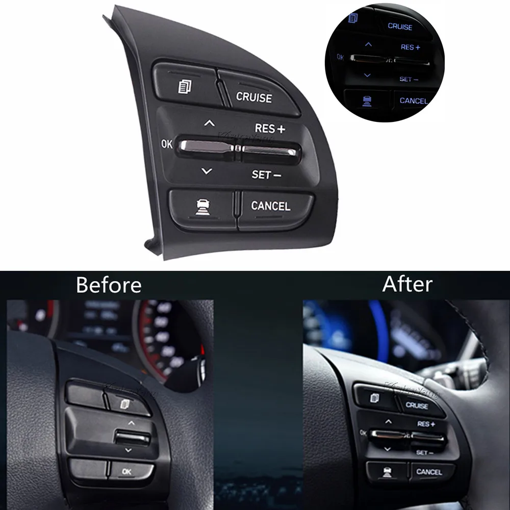 

Многофункциональная кнопка на рулевом колесе, переключатель круиз-контроля 96720-FS для Hyundai Veloster Feisi 1,6 T, Lafesta Elantra (за рубежом)