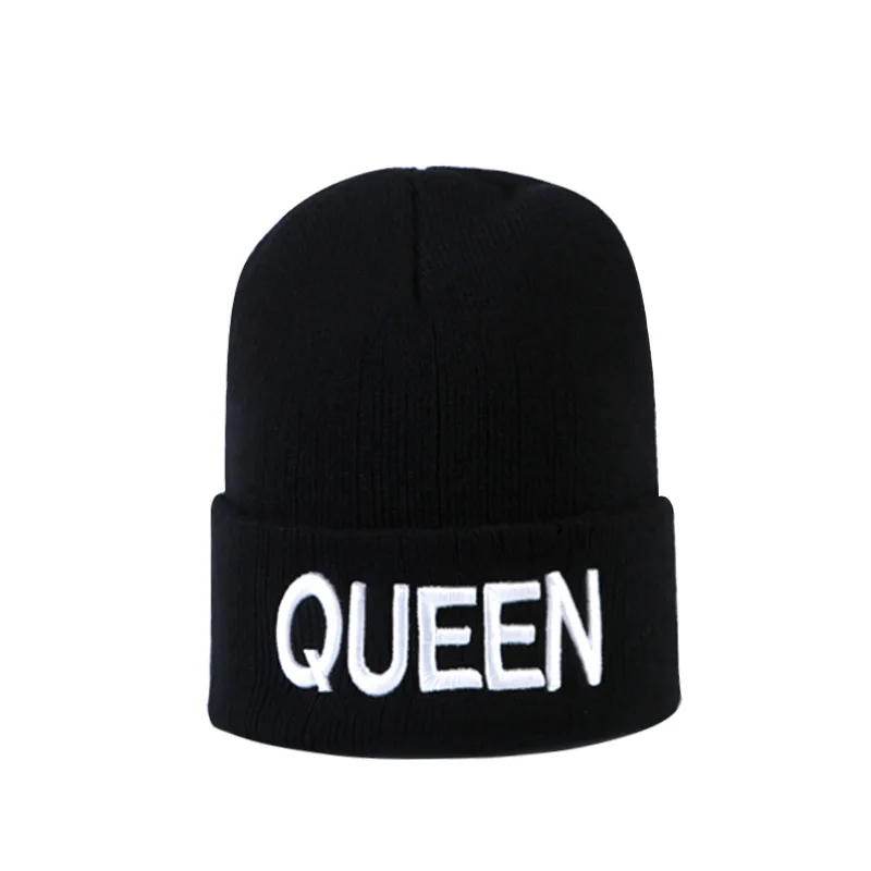 

New Beanies Cap Letter Embroidery Warm Winter Hat Knitted Cap Hip Hop Men Women Lovers Street Dance Black Knitted Hat Men's Hats