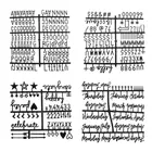 4 шт.компл., цифры для печатной платы со сменными буквами