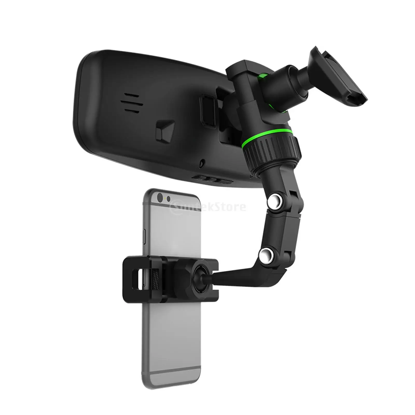 360° car phone holder rearview mirror phone holder adjustable holder clip mount gps holder for car auto universal multifunction free global shipp