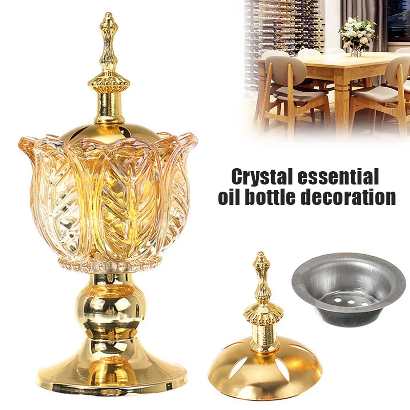 

Arabian Incense Holder for Bakhoor Oud Incense Sticks Cones Home Desk Crafts HK3