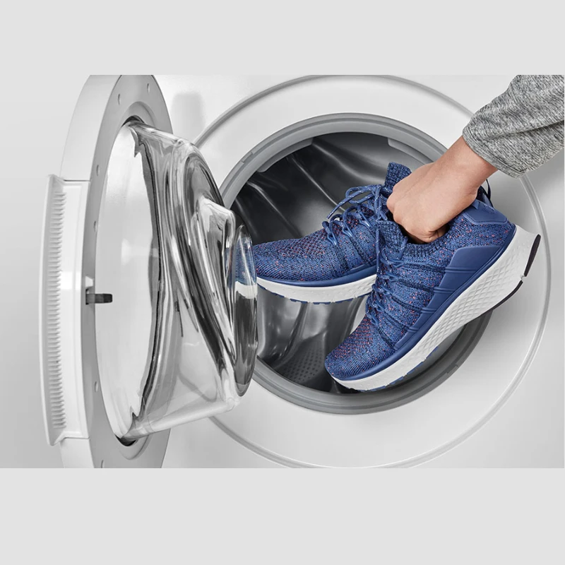 

In Stock Xiaomi Mijia Sneaker men Sports shoes 2 Uni-Mould Technique New Fishbone Lock System Elastic Knitting Vamp