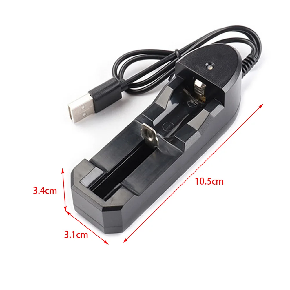 

3.7 V 18650 Charger Lithium Ion Battery USB Independent Charging Portable 18350 16340 14500 Battery Charger