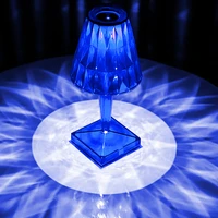touch sensor diamond table lamp acrylic decoration light for bar bedroom bedside coffee crystal led desk night light atmosphere