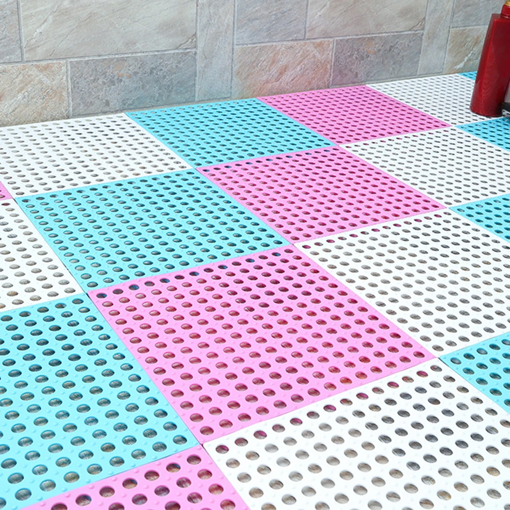 Нескользящие коврики для ванной квадратный коврик из ПВХ 1 шт. | Дом и сад