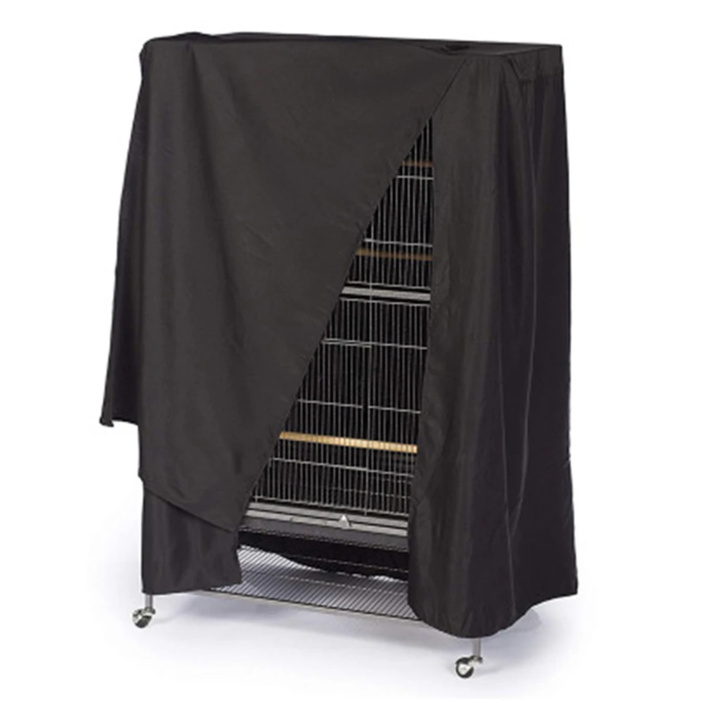 

Durable Lightweight Large Birds Cage Cover Solid Parrots Sleep Helper Cover Black 2019ing