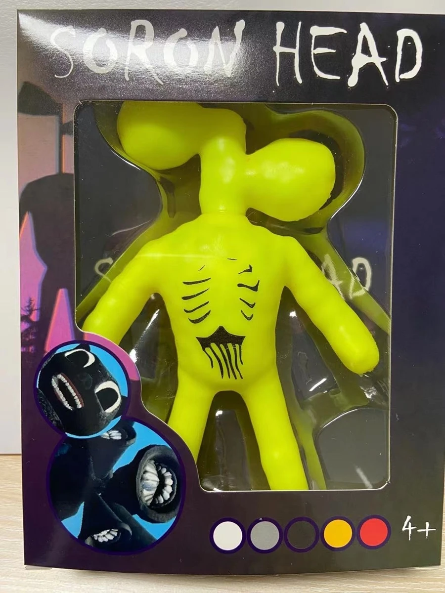 Игрушка-сирена для снятия стресса Goo Jit мультяшная кошка голова-Зверюшка