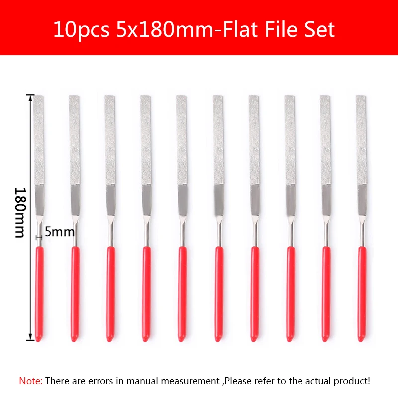 

5x180 мм Алмазная пилка, стальная пилка, набор мелких напильников в ассортименте, пилки для полировки и обрезки металла, Металлические Шлифовальные напильники из тонкого сплава, стальной песок