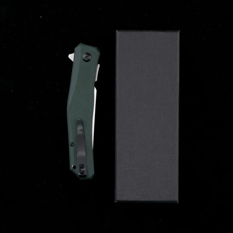 

OLOEY Folding Knife D2 Blade G10 Handle Slim Survival Pocket Fishing Camping Hunting ZT Tactical Knife EDC Outdoor Tool