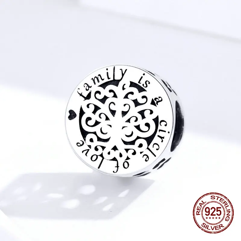 Женские винтажные круглые бусины womak в виде семейного дерева подвеска-ожерелье