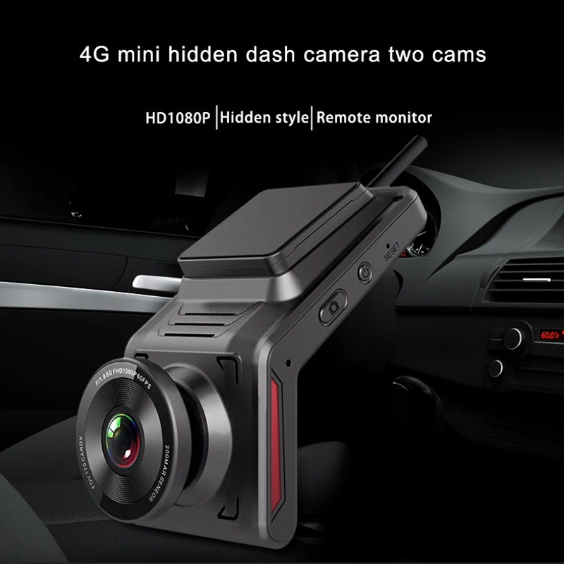 

NEW-4G Car DVR Dash Cam HD Wifi Driving Video Recorder with Dual Wide Angle Camera Support Night Vision Parking Monitor GPS