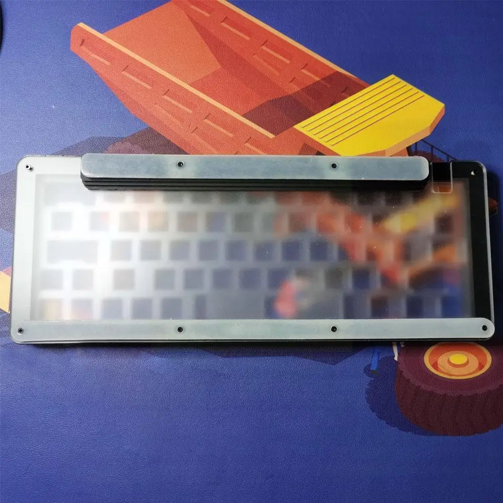 

Rebel 60 гестафельные акриловые чехлы Упакованные Mechanische Toetsenbord 60% комплект чехлов для клавиатуры V9b2