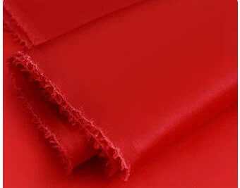 red Хорошая драпировка Тяжелый шелк атласная ткань для платья 114 см ширина 30 Momme Блестящий Мягкий Гладкий - Цвет: red