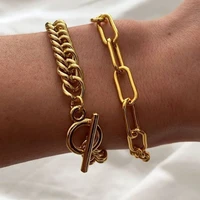 ywzixln 2020 boho engraved geometry chain round pendant bracelet accessories best gift for women wholesale b025
