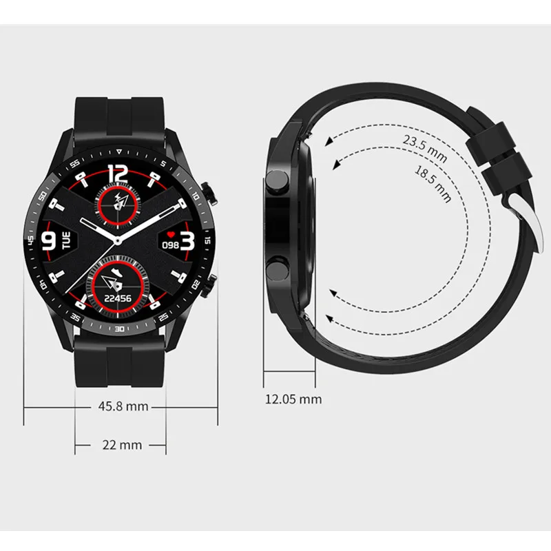 

Heart Rate Blood Pressure Fitness Tracker Detection Sleep IP67 Smart Calling Watch T30 Bluetooth Call Smartband Smart Watches