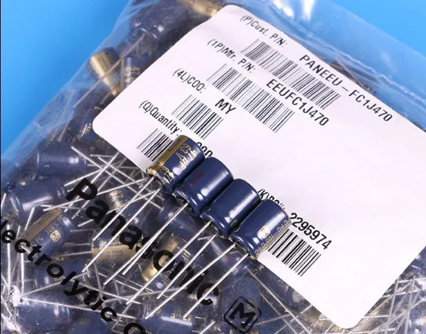 20 шт. новый Электролитический конденсатор Matsushita FC 47 мкФ 63V 8X11.5MM 47UF аудио мкФ/63V fc