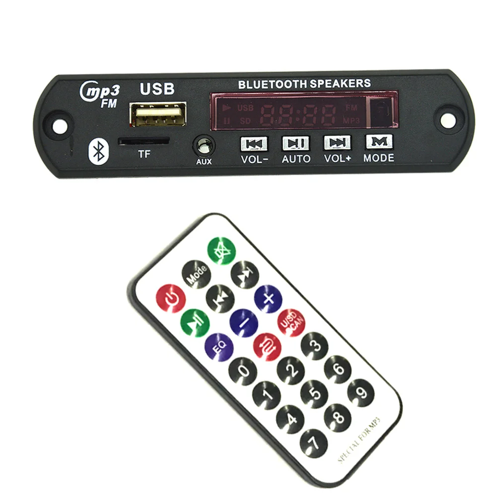 New Wireless Bluetooth 12V MP3 WMA Decoder Board Audio Module TF USB Radio For Car NJ88 | Автомобили и мотоциклы