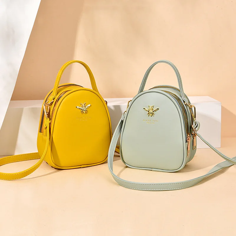 

The new stylish web celebrity INS mini phone shoulder bag cross-body bag(Mini Bee Bag)