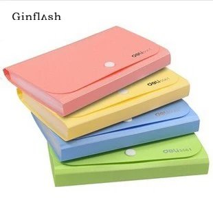 Пластиковая папка ярких цветов для файлов A6 маленькие пакеты документов