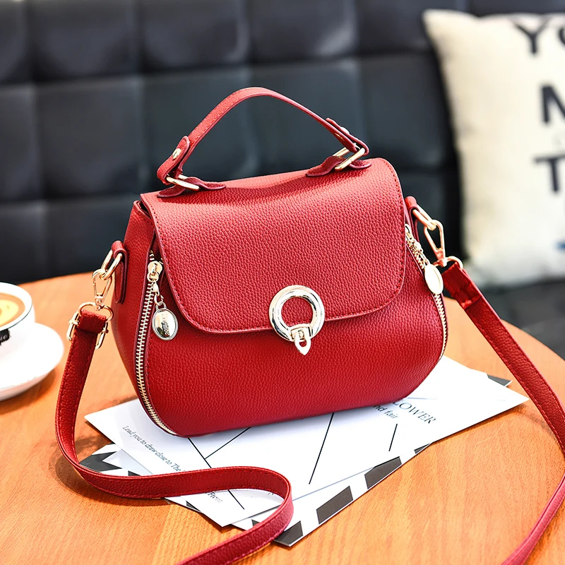 

Women's Handbag Pu Leather High Quality Flip Shoulder Bag New Fashion Small Casual Shopper Women Crossbody For Women Travel Bags