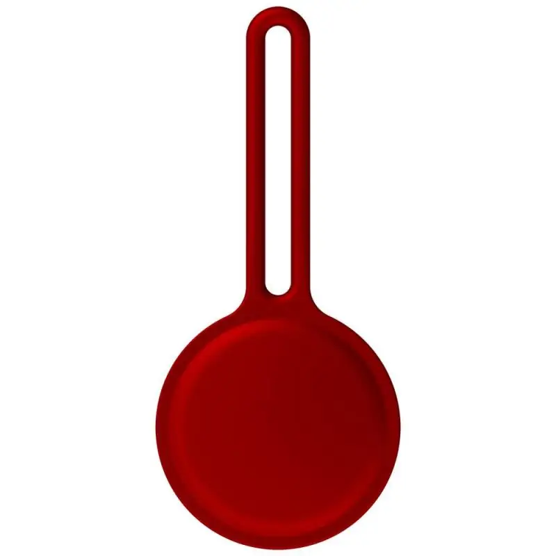 

Soft Case For Apple Airtags Locator Silicone Protective Sleeve Metal Ring Buckle Sports Soft Plastic Shell Cover Protective