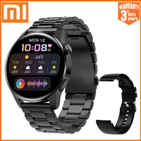 xiaomi smart watch men waterproof sport fitness tracker weather display bluetooth call smartwatch for android ios huawei oppo