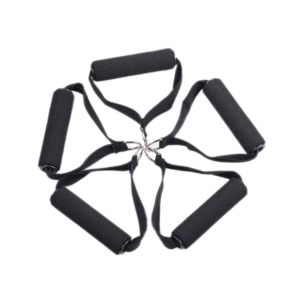 

1Pcs Yoga Resistance Pull Rope Fitness Bands Tube with Foam Handles for Gym Training Exercise Workout Body Building workout