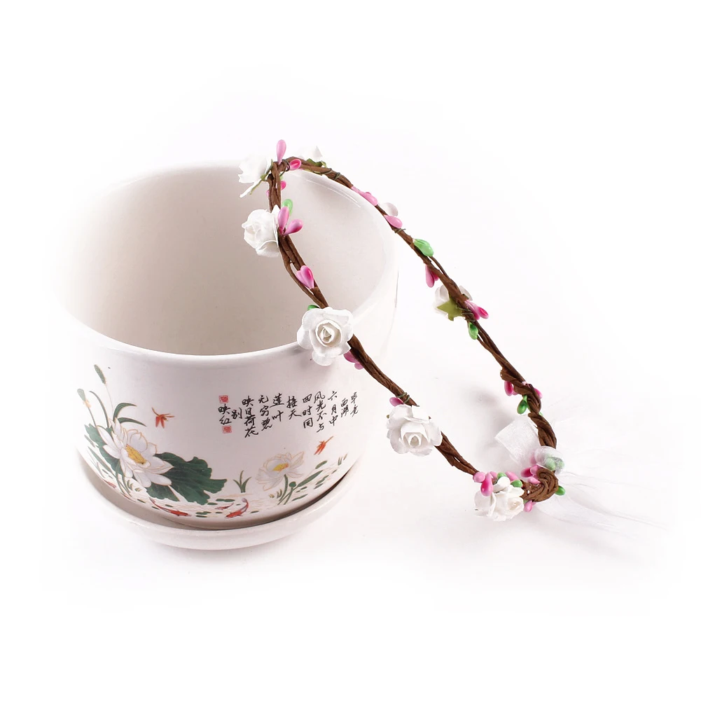 Повязка на голову с розой для маленьких девочек милая повязка брендовые