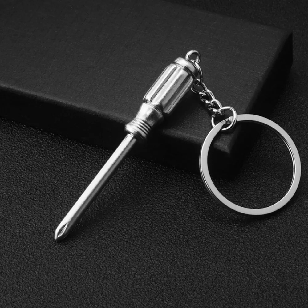 style 12 Креативный инструмент цинковое покрытие из серебряного сплава сменный брелок с ключом Регулируемая цепочка для гаечного ключа кольцо для ключей металлический брелок - Цвет: style 12