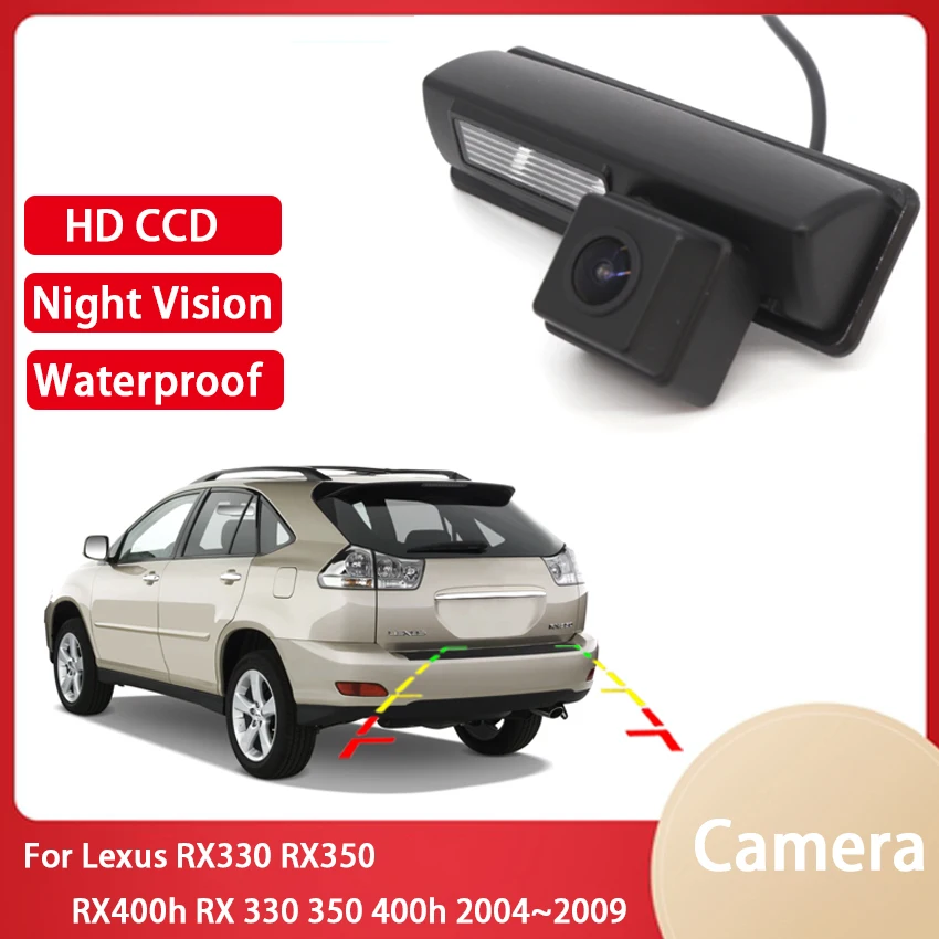 Автомобильный задний вид для Lexus RX330 RX350 RX400h RX 330 350 400h 2004 ~ 2009 CCD Full HD функция ночного