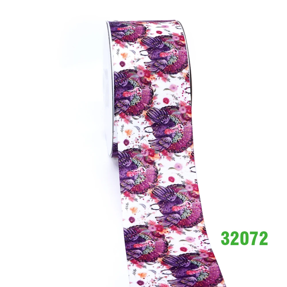 32072 50 ярдов мультфильм напечатанный grosgrain ленты 31921 - Цвет: 32072