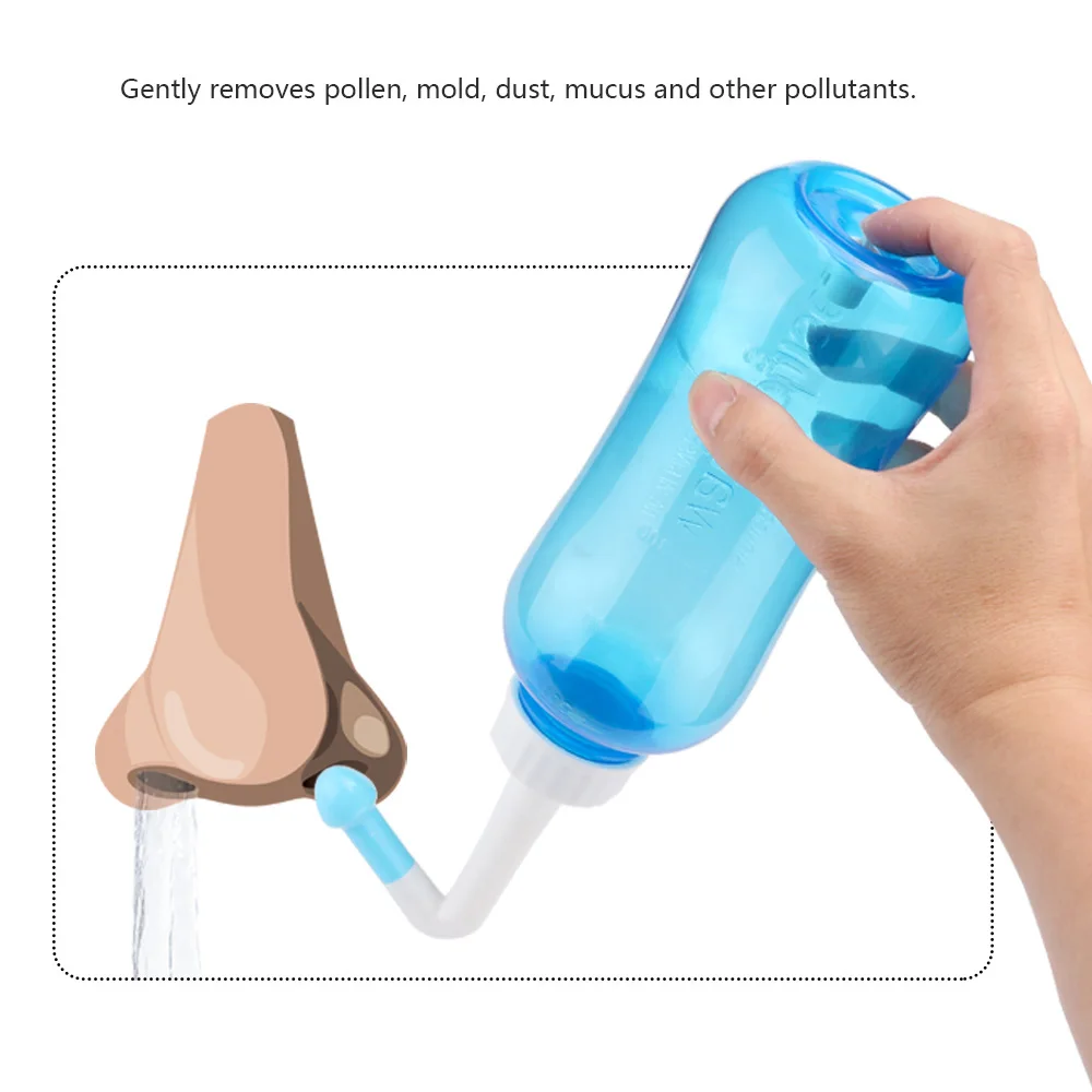 Бытовое средство для умывания носа взрослых и детей очистки увлажняет