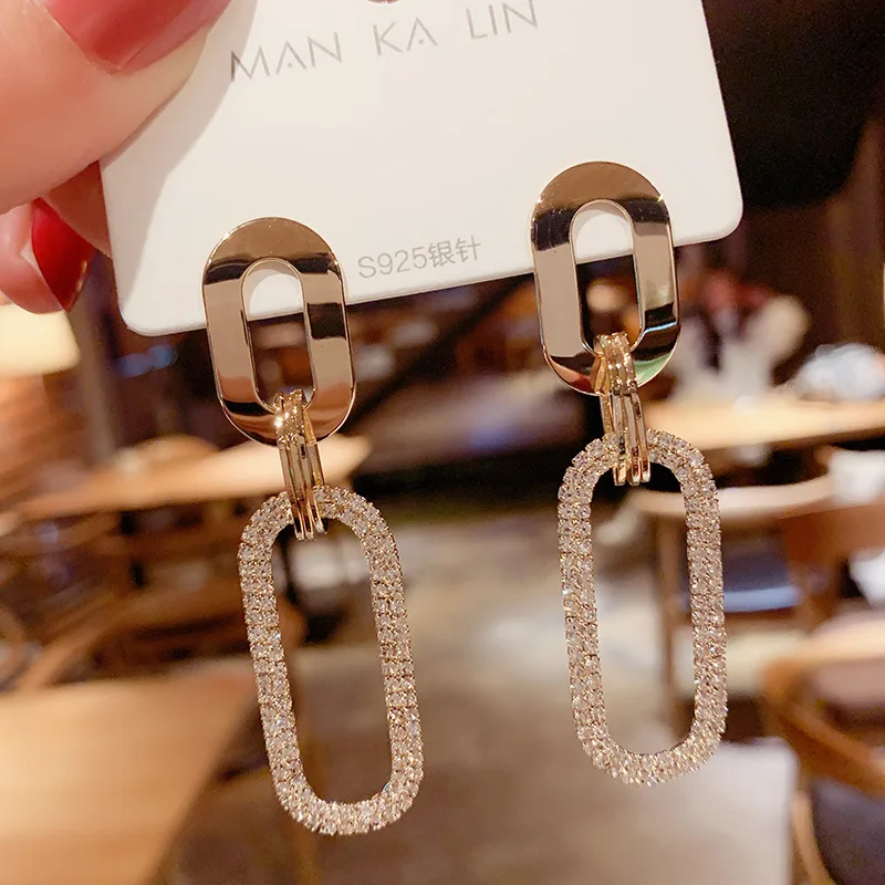 

New Women's Earrings Korean Stud Earrings for Women Vintage Pearl Dangle Drop Gold Earring Set 2021 Trend Earings Female Jewelry