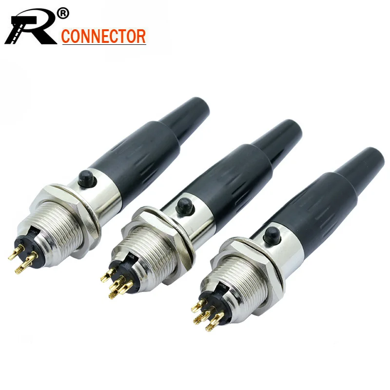 10 компл./лот мини XLR Сделано в Китае для детей 3 4 5 6 Pin гнездовой разъем + мужской