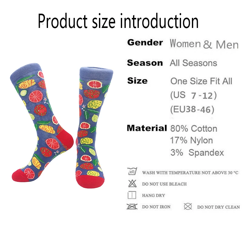 

2021 new abstract illustration niche socks men's and women's socks couple wild unisex stockings graphic sports stockings