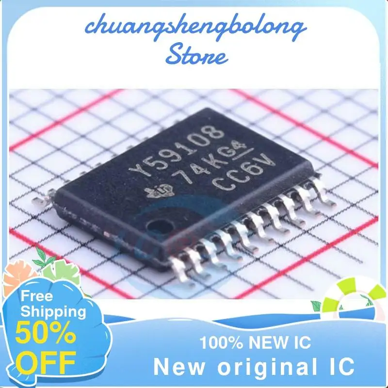

10-200PCS TLC59108IPWR TLC59108IPW TSSOP20 Y59108 New original IC