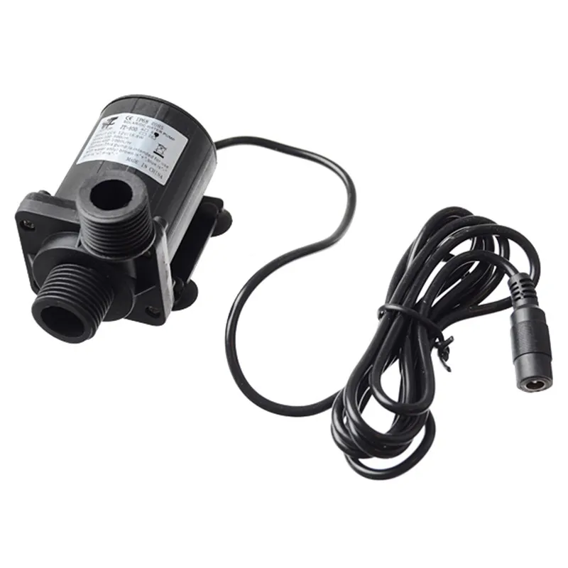 Циркуляционный насос для горячей воды DC 12V 24V 1000L/H Солнечный водяной бесщеточный